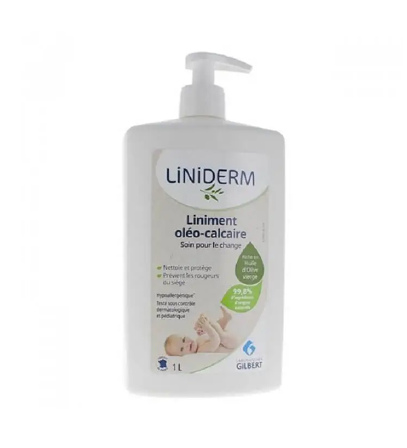 Liniment liniderm oléo-calcaire Gilbert 1L