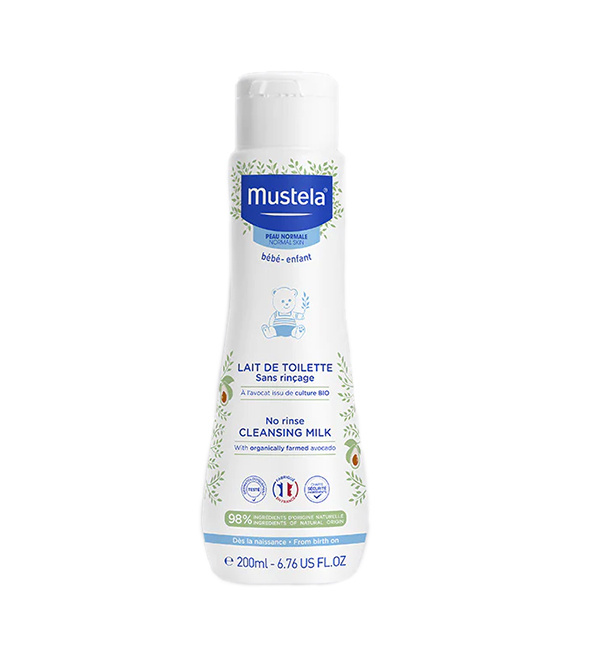 Mustela Lait de toilette bébé 200 ml