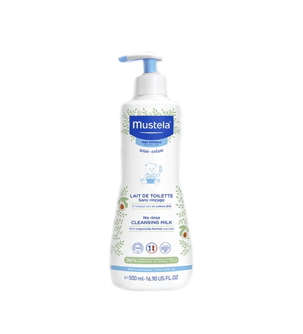 MUSTELA LAIT DE TOILETTE SANS RAINCAGE 500 ML
