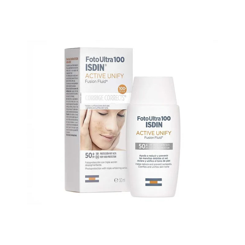 ISDIN ACTIVE UNIFY FUSION FLUID CORRIGE SPF +50 