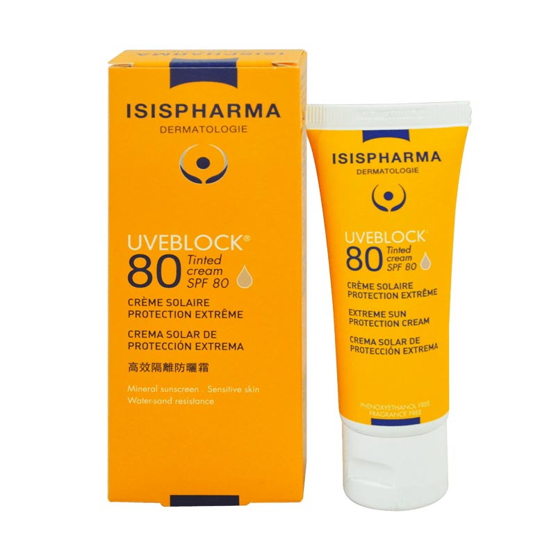  ISIS UVEBLOCK 80 TINTE CREME 40 ML +NEOTONE GEL PACK 