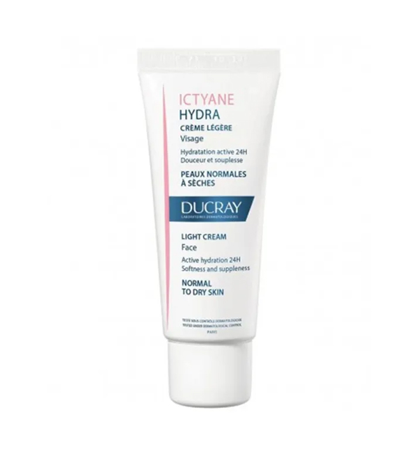 Ducray – Ictyane Hydra Crème Légère Visage – 40 ml